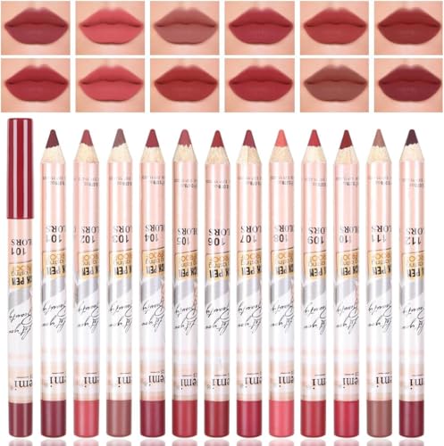 Miss Demi Lip Liner and Lipstick Duo Set, Soft Smooth Formula, Multi - Shade Options for Perfect Lip Contouring and Coloring. (01 Color)