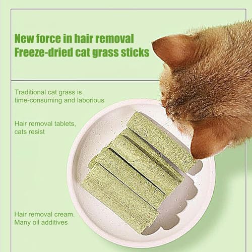 Guloseimas de grama para gatos, Lanches de grama para gatos | 8 palitos para limpeza de dentes,Gulos