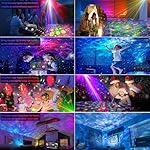 Disco Lights Disco Ball, Sound Activated Party Light with Roating Disco Ball,Star Projector,Ocean Light and Laser Lights for Party DJ KTV Club Wedding Festivals Stage Dancing Christmas - Image 2