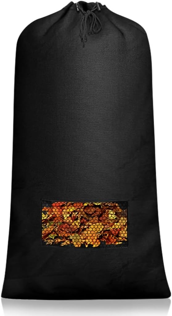 Gardening Leaf Catcher Bag, Oxford Cloth Large Capacity Leaf Collection Tool For Lawn Mowers