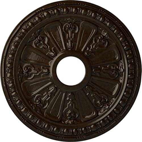 Image of Ekena Millwork CM18RABZS Raymond Ceiling Medallion, Bronze