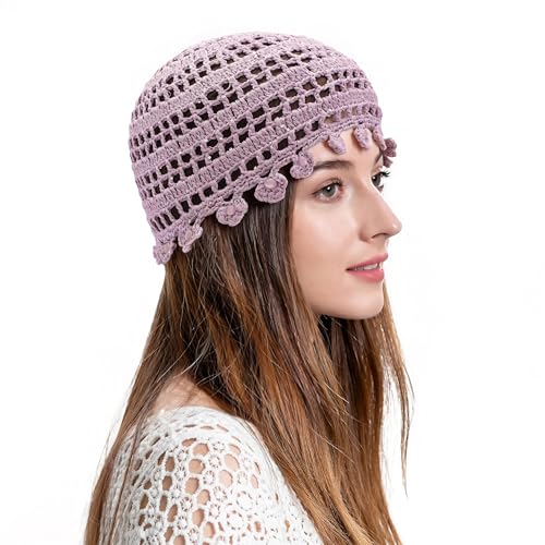Bonnet d'été tricoté ZLYC pour des vacances bohèmes à la plage