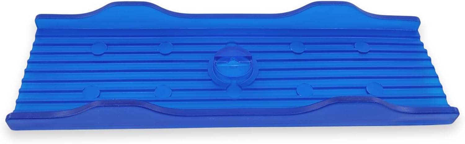 Blue PVC Skid Pad for 3 Inch V Bend Style Boat Trailer Crossmembers, 26984