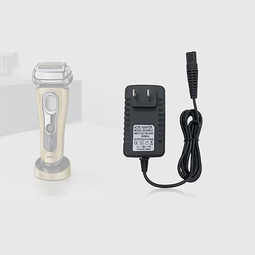 Miniatura 4 de Reemplazo del cargador para la afeitadora Braun Series 9 7 5 3 1, cable de carga de la fuente de alimentación 4 pies - PDEEY