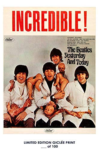 Lost Posters Rare Poster Thick The Beatles: Yesterday Today Music