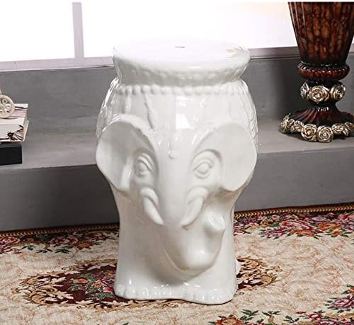 Seasonal Décor Elephant Drum Stool Ceramic Round Stool Living Room Hotel Mall Commercial Animal Leisure Chair St