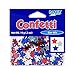 Creative Converting Metallic Star Confetti, Red, White and Blue