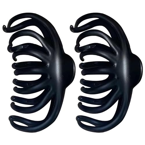 Miniatura 1 de Mobestech 2 pinzas grandes para el cabello, pinzas de plátano, pinzas de mandíbula estilo francés, pinzas para el cabello, pinzas para el cabello,