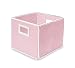 Badger Basket Folding Basket and Storage Cube, Pink