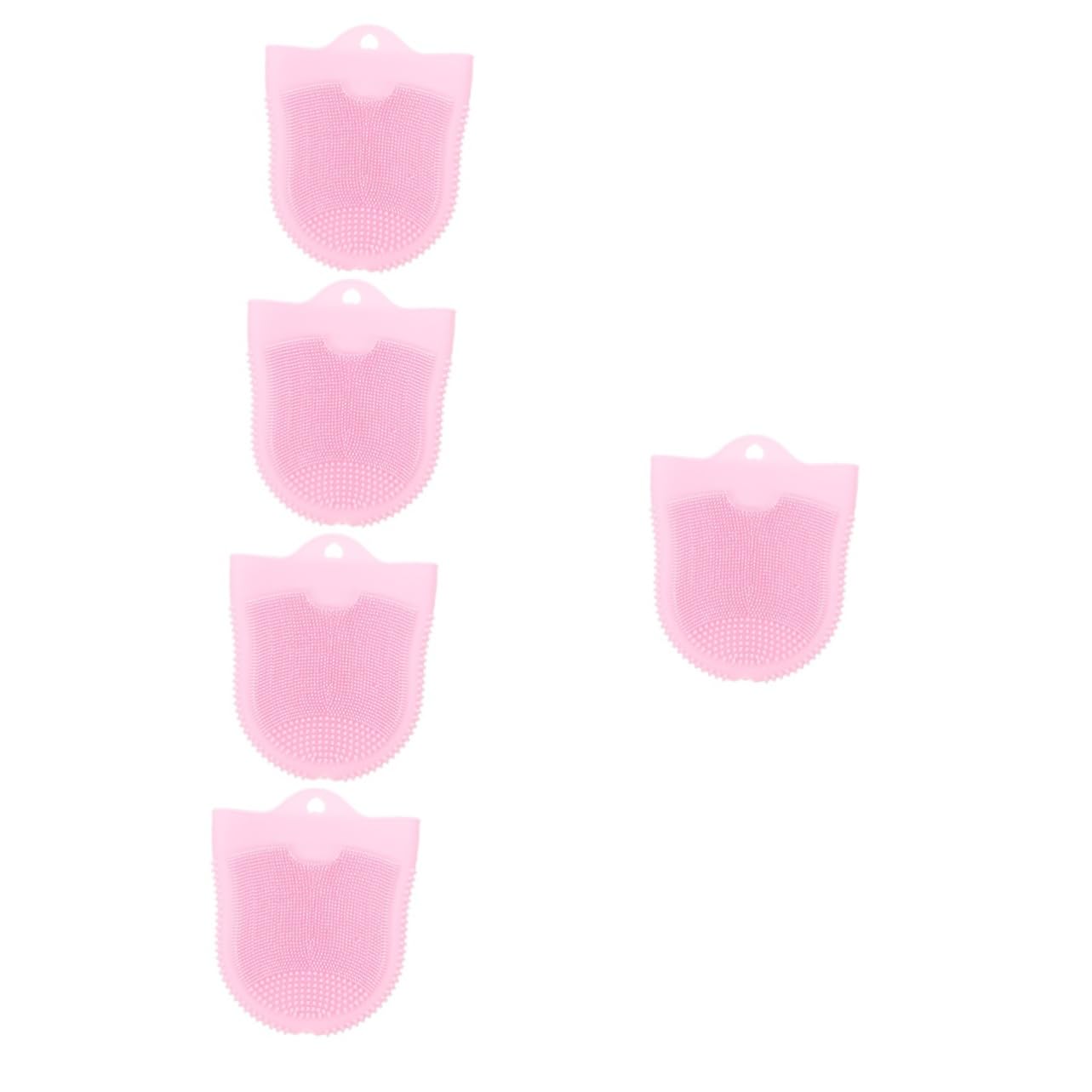 Healeved 5stücke Silikon Gesichtsreinigungsbürste Weiche Tragbare Gesichtsreinigungsbürste Mit Massagefunktion Für Sanfte Peeling-anwendungen Und Tägliche Hautpflege