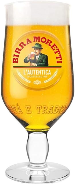 2 x Birra Moretti Pint Glass