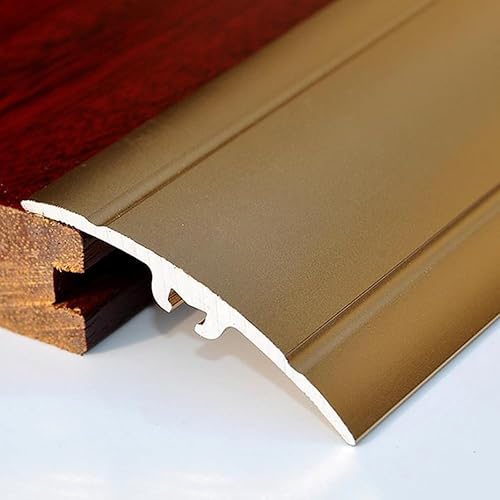 Miniatura 2 de NILZA Tira de umbral de piso, tira de transición de piso de 36 pulgadas, antideslizante, 2 pulgadas, 1.6 pulgadas, umbrales para puertas, tira de