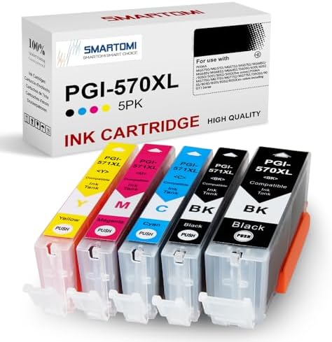 Smart Ink Cartucce Compatibili Per Canon PGI 570 XL 570XL CLI 571 - Foto 4