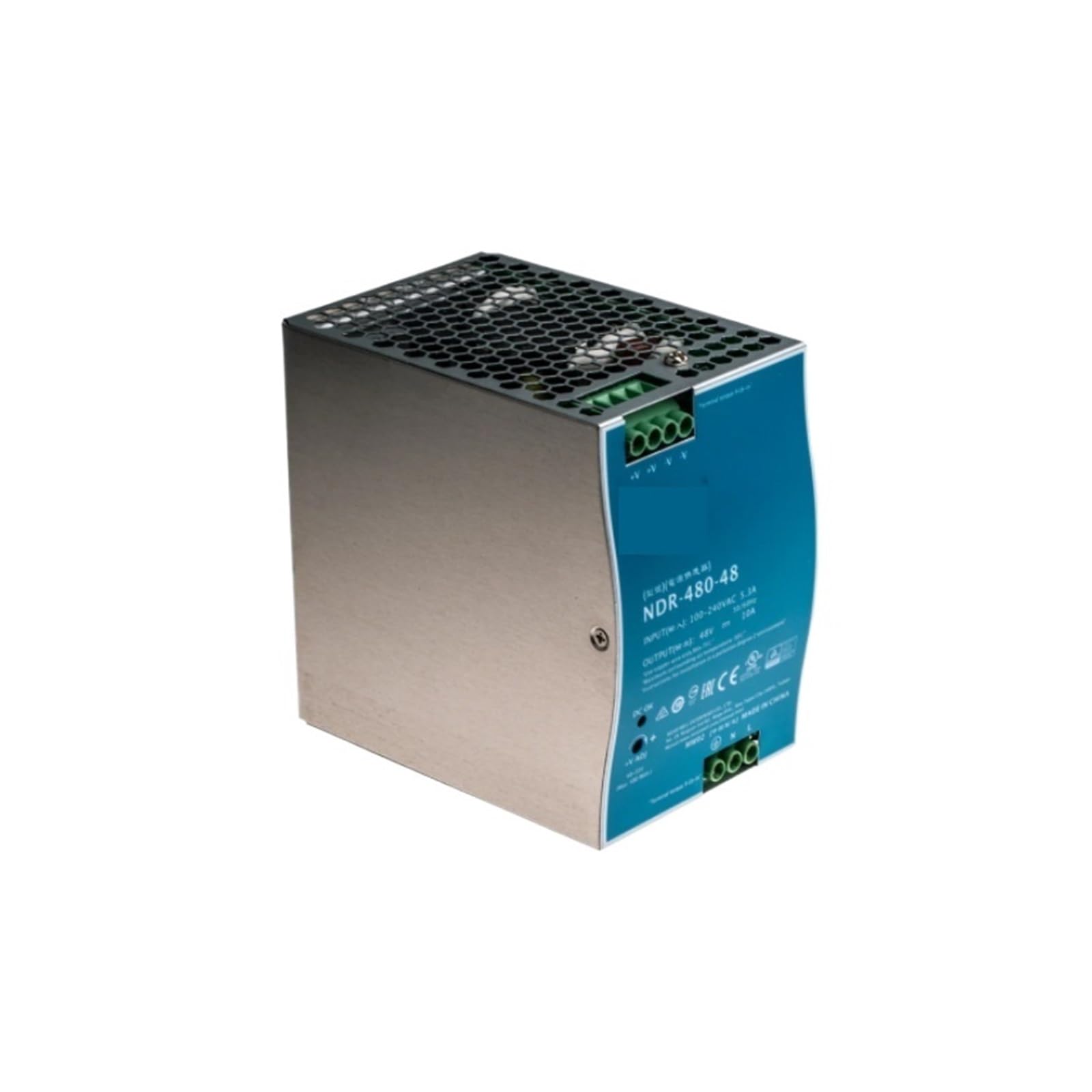 Alimentation à découpage 24V 20A NDR-480-24 pour rail DIN et automate PLC
