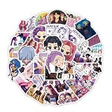 Demon Movie Hunters Stickers,74PCS Korean Idol Anime Style Stickers for Water Bottles,Waterproof Vinyl Decal for Teen Girl Adult Laptop Skateboard Phone Case Guitar Travel Case Bike Notebook