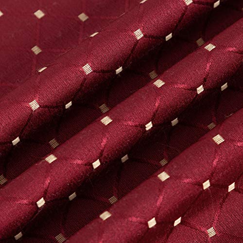 Randall Placemats Table Mats Waffle Geometric Diamond 4pcs Set Heat Insulated Resistant Spot Clean Machine Washable, Soft and Durable for Kitchen Dining Office Parties(12\"×18\", Red) - Thumbnail 2