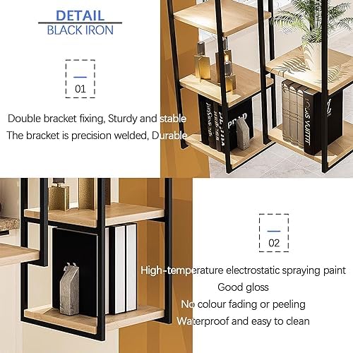 Ceiling-Mounted Wine Rack | 2-Tier Hanging Wine Shelf & Kitchen Storage | Stylish Plant Stand & Bookcase Display | Space-Saving Floating Shelf Decor for Home