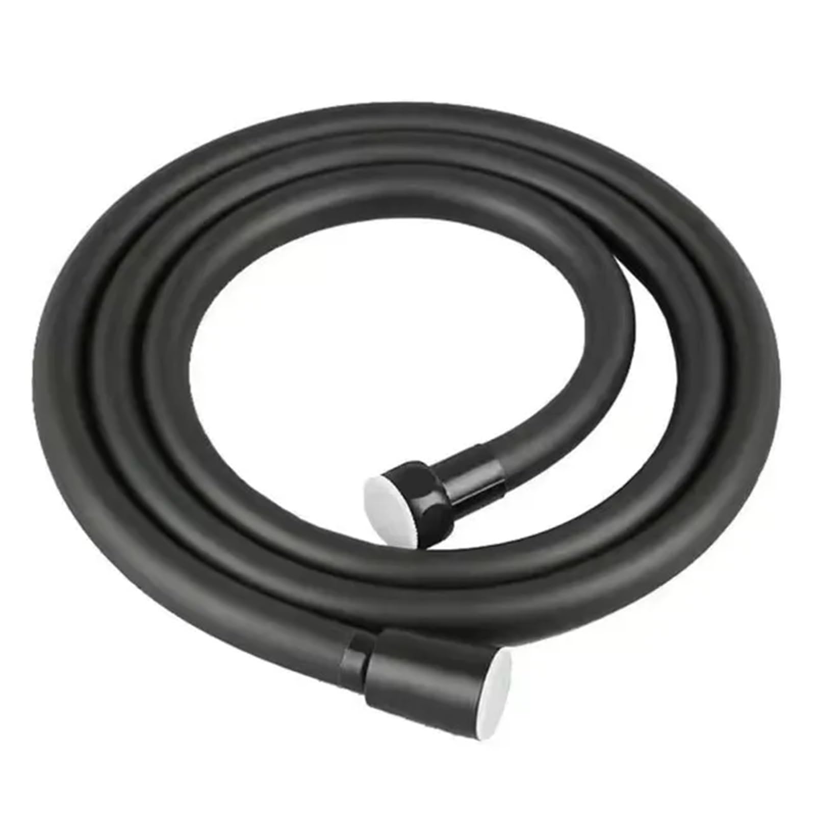 Universal Chrome Shower Pipe, PVC Handheld Shower Hose Flexible Universal Multicolor Multiple Sizes(Black,300cm)