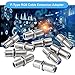 SAISN F81 Coaxial Cable Connector 3GHz F-Type RG6 Cable Extension Adapter (Pack of 5, Silver)