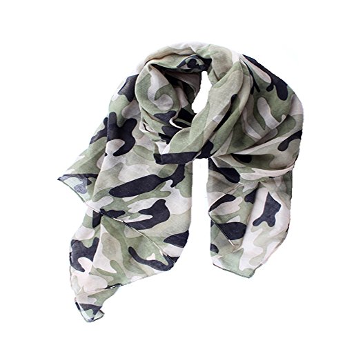 Barara King Camouflage Print Voile Print Scarf Fashionable Women Scarves