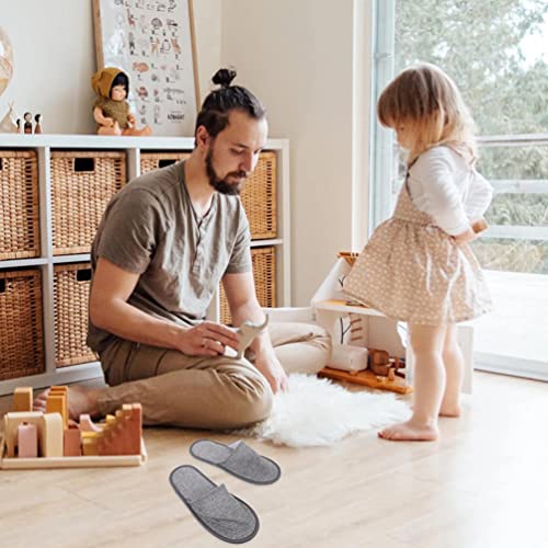 Alipis Spa de Casa para Os Hóspedes 6 Pares Unisex Descartável Spa Chinelos Não- Deslizamento Univer