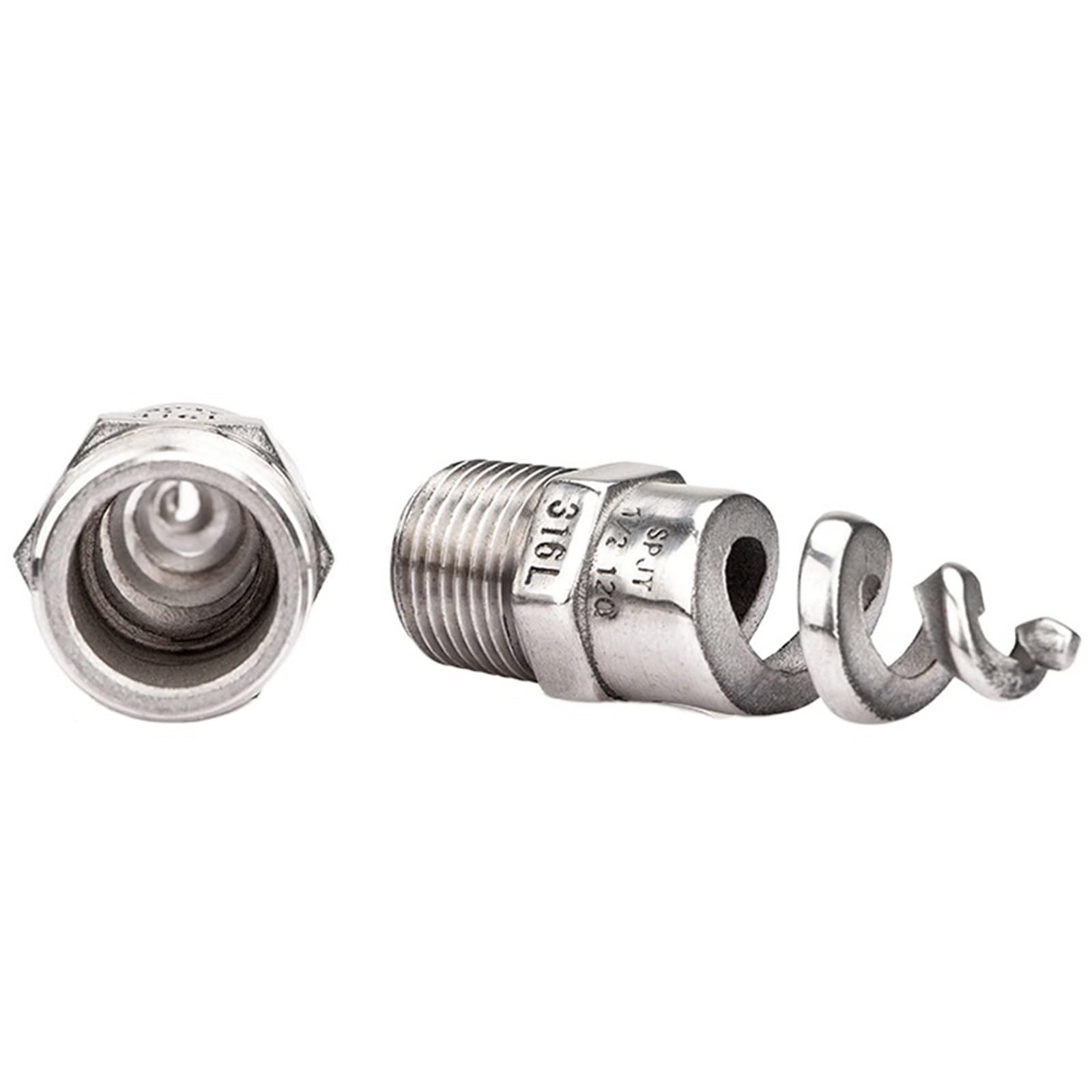 Mini Pompa Piccola di Alimentazione di Alta qualit Ugello for la Pulizia del Serbatoio a Spirale, 30 Pezzi 1, ugello a Spirale, ugello a spruzzo a Spirale d'Acqua (Color : 1 inch)