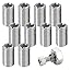 Pack of 10 Threaded Sleeve M10 to M8 Mirror, Screw Nut M8 Thread ...