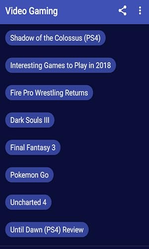 Video Gaming Reviews