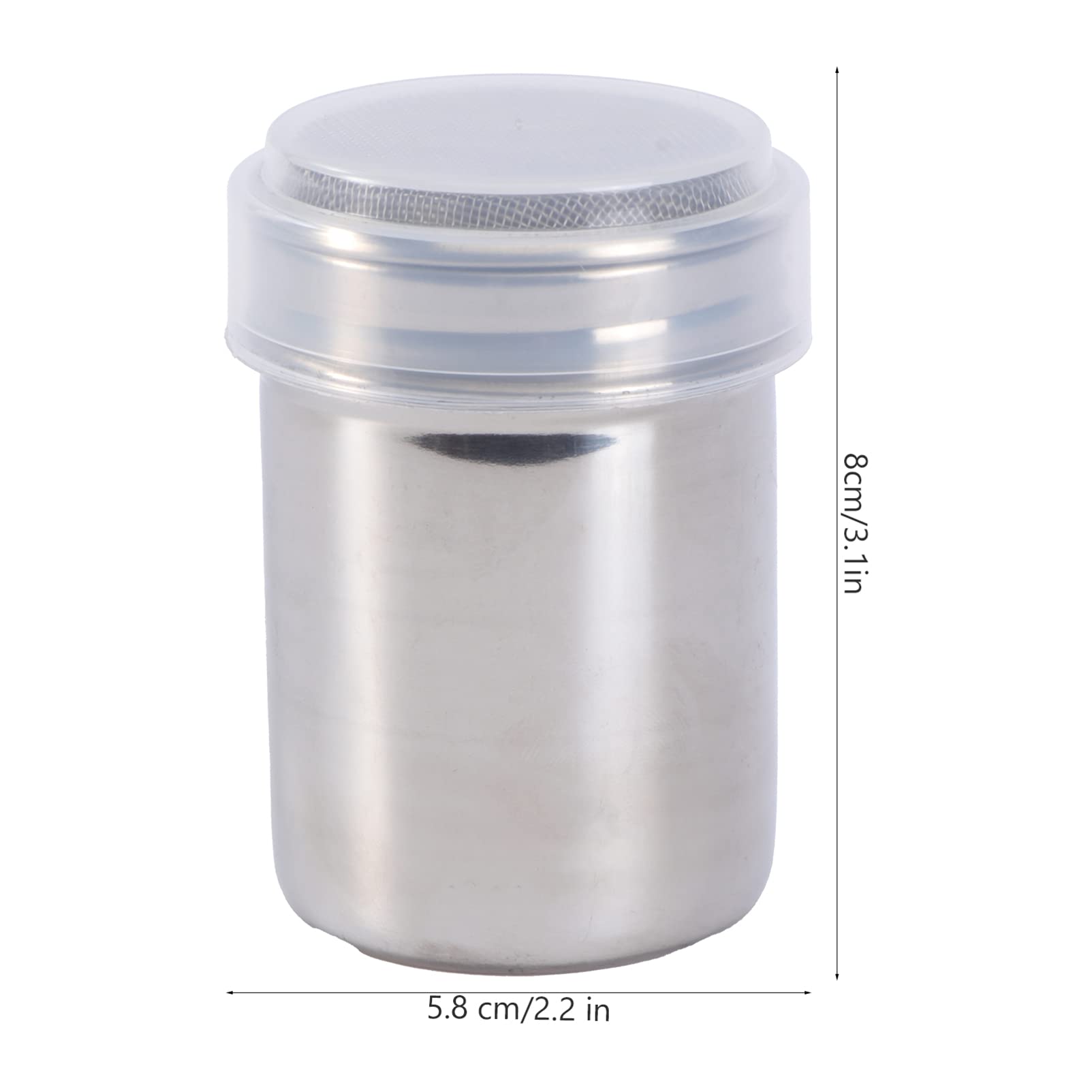 Operitacx Condiment Bottle Seasoning Shaker Can Power Shaker Can Cheese Shaker Fancy Chocolate Mesh Powder Container Cinnamon Sugar Shaker Sugar Dredges Cocoa Shaker Sifter with Hole Crusher
