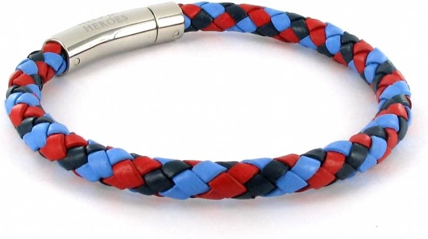 Hiho Silver Help for Heroes Leather Bracelet