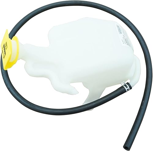 Vista 133 de TRQ Botella de desbordamiento del tanque de expansión del depósito de refrigerante del radiador compatible con Porsche Macan 2015-2018