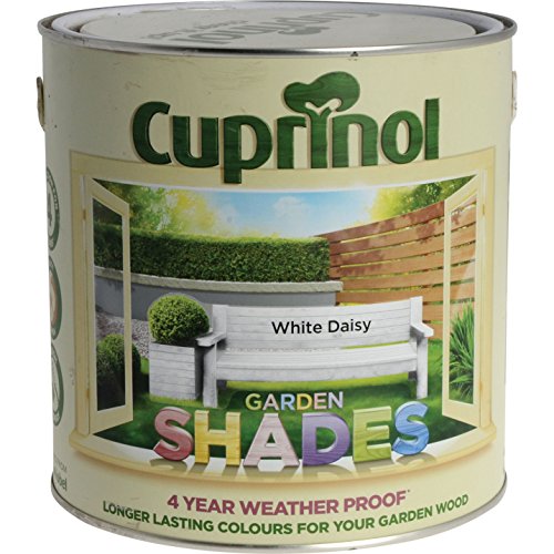 Cuprinol Garden Shades Exterior Wood Protector White Daisy 2.5 Litres