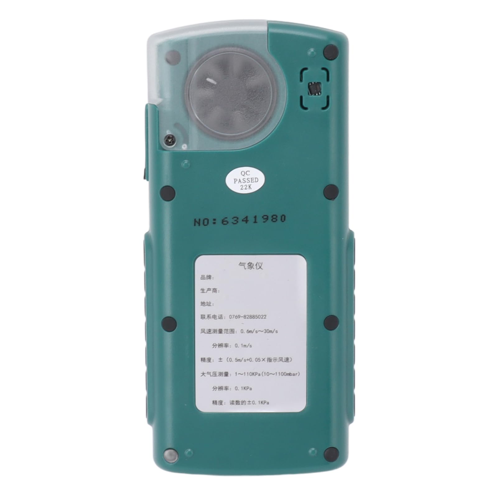 Medidor de Viento con Pantalla Sc Grande, Probador de Mano, Medidor Cfm Digital para Meteorología, Drones, Veleros, Surf, Temperatura, Humedad en el Tiempo, También Función de
