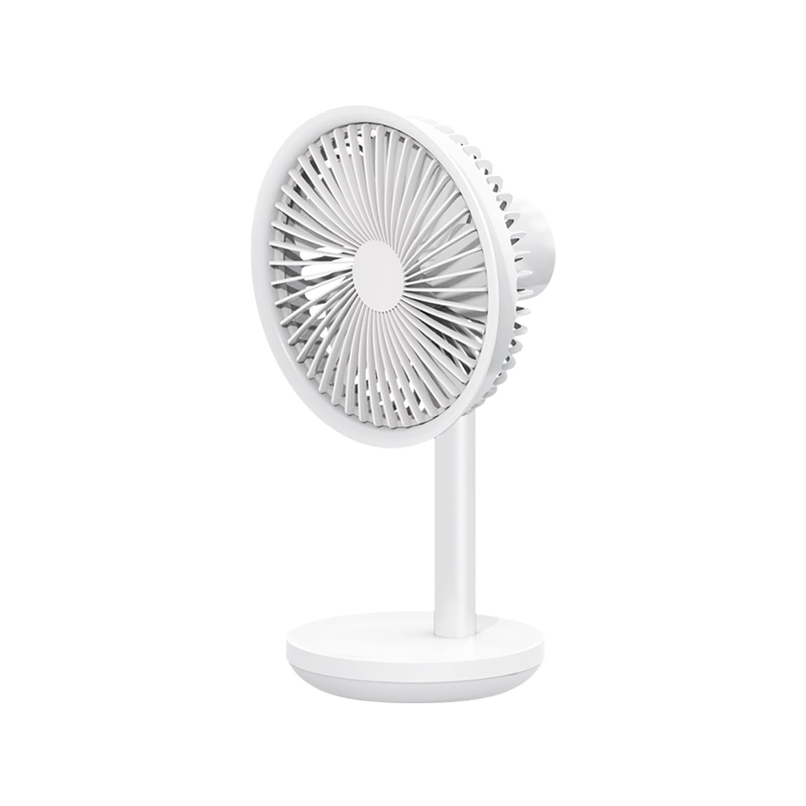 Cczrd White Desktop Mini Fan Portable Standing Fans Type-C Usb Rechargeable 4000Mah Air Conditioner Table Easy To Carry Airflow Comfort Refreshing Breeze(White)