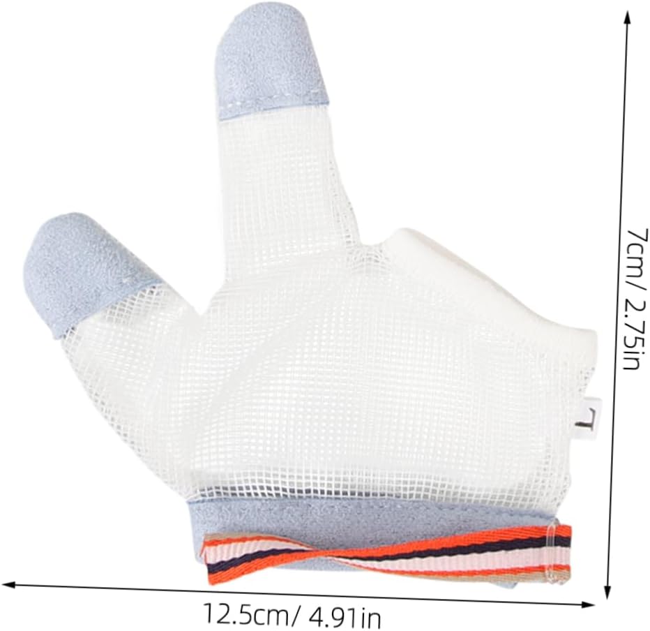 Baby Anti Eating Hand Gloves, 2 Pairs Nylon Teething Mittens | Double Sided Full Mesh, Adjustable Cuffs with Rope, Breathable Summer Wear, Skin Friendly for Babies and Children