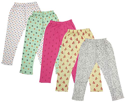Image of indi weaves Girls Super Soft Cotton Solid Capri Pants Pack of 2