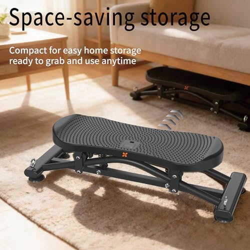 Image of Balance Board for Adults, Rocking Stepper with Resistance Bands, Portable Wobble Board with LCD Monitor, 300 lbs Capacity Ski Trainer for Full Body Workout at Home Gym