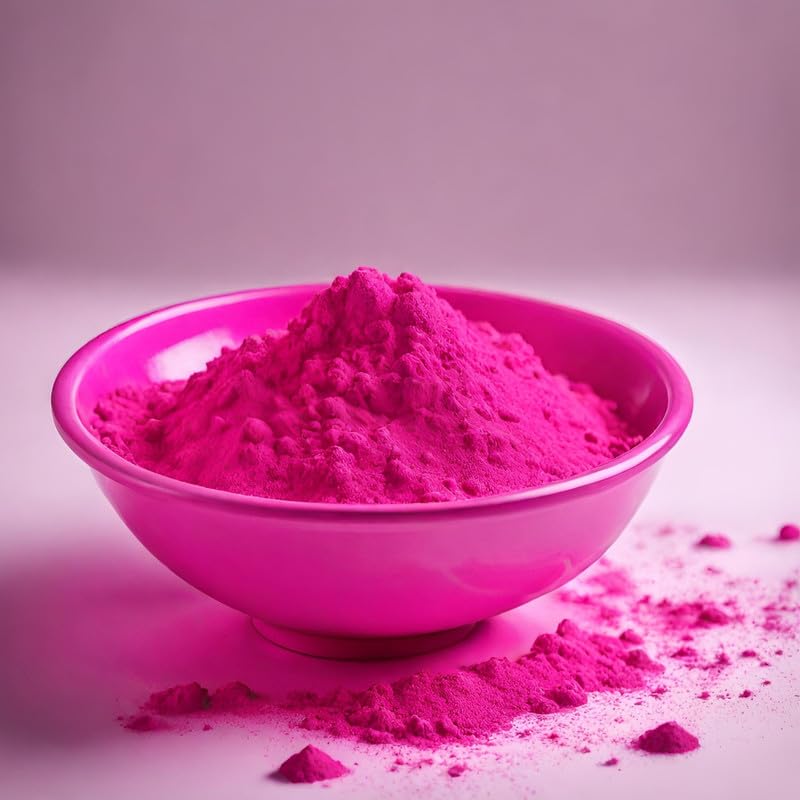Image of Herbal and Organic Holi Colors | Eco Friendly | Pink Color 300gm | Natural and Skin-Friendly Gulal | Handmade and Non-Toxic | Holi Ke Rang | Holi Celebration | Stain Free