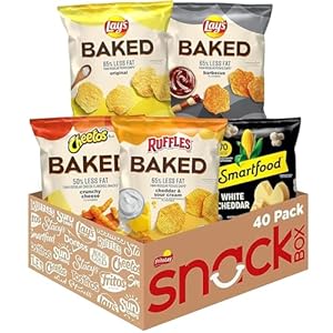 Frito Lay Baked & Popped Mix Variety Pack, (Pack of 40)