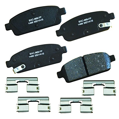 Bendix Premium SBC1468 Ceramic Rear Brake Pads for Select Models