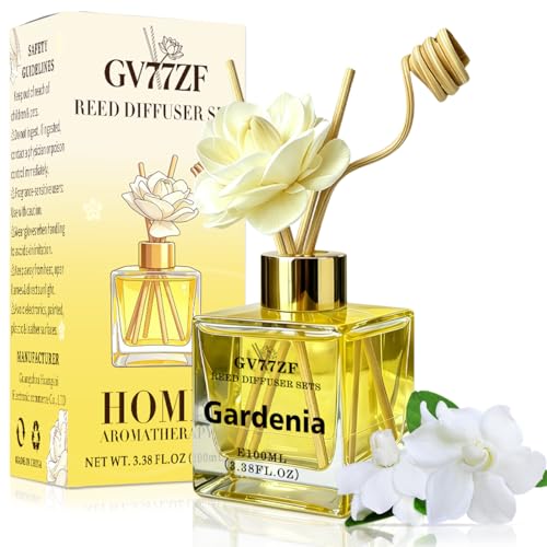 Gardenia reed diffuser set 3.38oz (100ml) miniatura 1