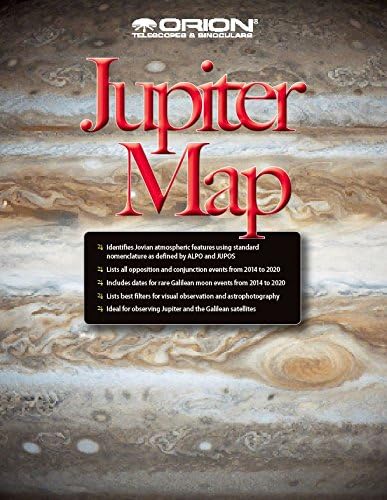 Orion51926 Jupiter Map and Observing Guide (Black)