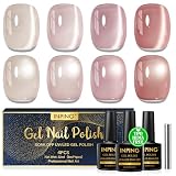 Lunga Durata - Il colore del gel è altamente pigmentato e può essere indossato per più di 2 settimane dopo l'uso corretto. Tutto set di smalti della scheggia richiede di essere curato sotto la luce professionale della lampada dell'essiccatore per unghie. Tempo: lampada UV per 2 min, luce LED per 60 ~ 90 sec