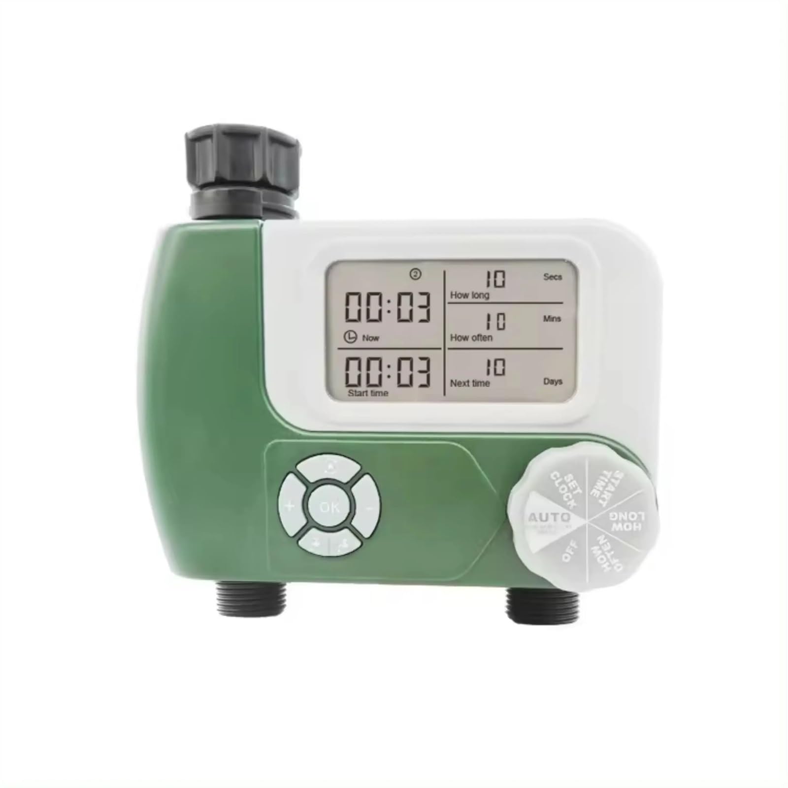 Podwójny wylot wody Timer nawadniania dla małego ogrodu Automatycznie sterowany timer nawadniania Timer nawadniania