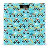 Idéal pour la maison et comme cadeau : conçue pour être polyvalente, cette balance pour personnes est adaptée pour un usage domestique ou comme cadeau attentionné. Que vous soyez à la recherche d'une balance numérique pour votre voyage de santé personnel ou d'une balance précise pour le poids corporel d'un être cher, cette balance Monster Truck de dessin animé offre commodité et style en un seul