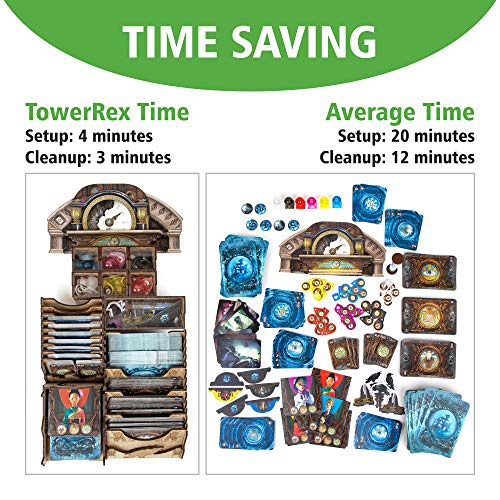 Towerrex Board Game Organizer For Mysterium Board Game Box, Mysterium Hidden Signs Expansion, Mysterium Secrets And Lies Expansion, Mysterium Board Game Storage Insert #TOP1