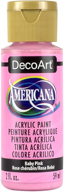 Deco Art Americana Acrylic Multi-Purpose Paint, Baby Pink, 59 ml (Pack of 1)