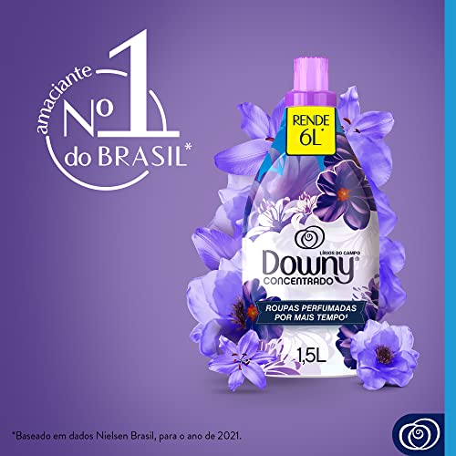 Downy Lírios do Campo - Amaciante Concentrado, 1,5L