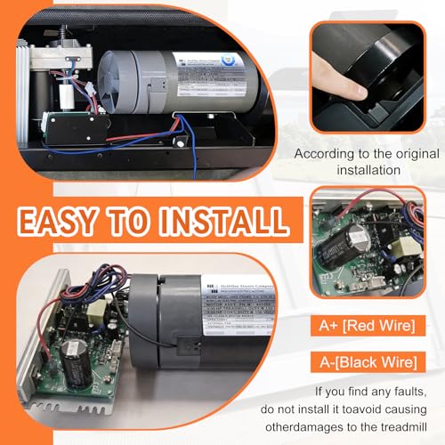 Image of Treadmill Motor with Flywheel, M-405560 130V 3.0HP DC 2238W, Treadmill DC Drive Motor Replacement forNordicTrack C 990 /C 900 I forProForm Performance 800I /THINELINE PRODESK /Power 795