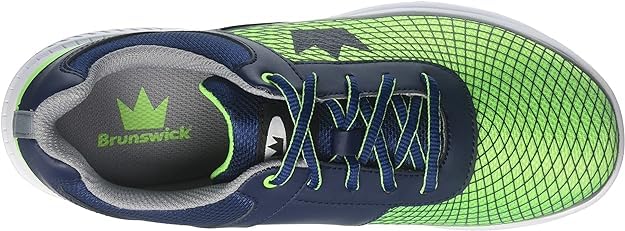EMAX Brunswick Frenzy - Zapatos de bolos para hombre con suela deslizante
